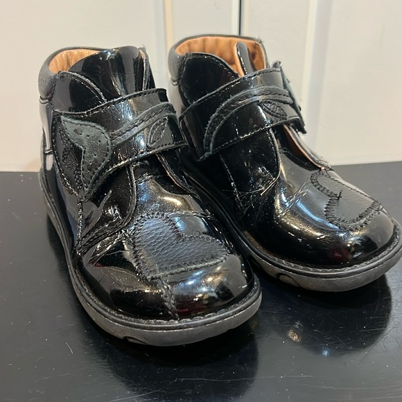 Umi Other - EUC! Umi Toddler Girls size 27 (10) Black, Boots walker patent leather